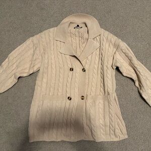 Lulu's Beige Knit Sweater